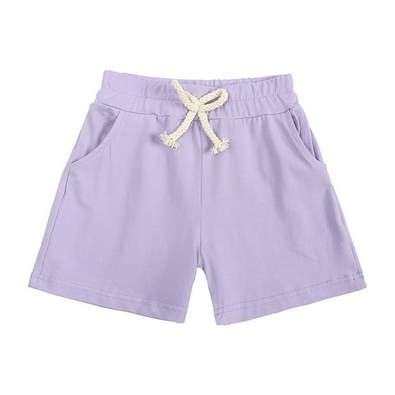 adviicd Toddler Shorts Boys Adjustable Waist Boys Shorts Basketball Kids Soccer Running Gym Shorts Active Sports Shorts (Purple,3-4 Years)