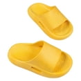 thumbnail image 1 of adviicd Unisex Slides for Girls Boys Comfortable Slippers Slides Non-slip Shower Shoes House Fashion Thick for Indoor & Outdoor Gifts (Yellow,26), 1 of 5