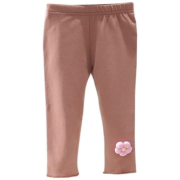 adviicd Winnie The Pooh Baby Clothes Toddler Pants Summer Kids Toddler Baby Girls Spring Summer Print Short Sleeve Long Pants Leggings Clothes Brown 9-12 Months