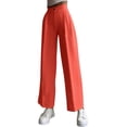 thumbnail image 1 of adviicd Women'S Casual Pants With Pockets Womens Casual Outfits Women's Stretch Legend Wash Pants - Boyfriend Orange XL, 1 of 5