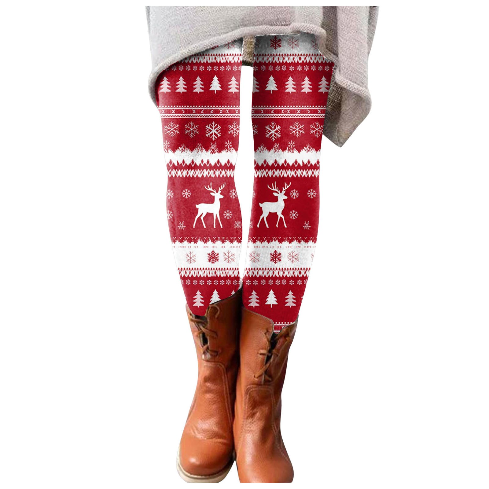 Daga - Waiting For Christmas Leggings Set- Red