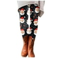 thumbnail image 1 of adviicd Women's High Waist Christmas Ankle Length Seasonal Printed Leggings (White, M), 1 of 4