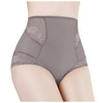 thumbnail image 1 of adviicd Women's High Waisted Tummy Panties Postpartum Waist Lift Shaping Sports Underwear Grey, M, 1 of 4