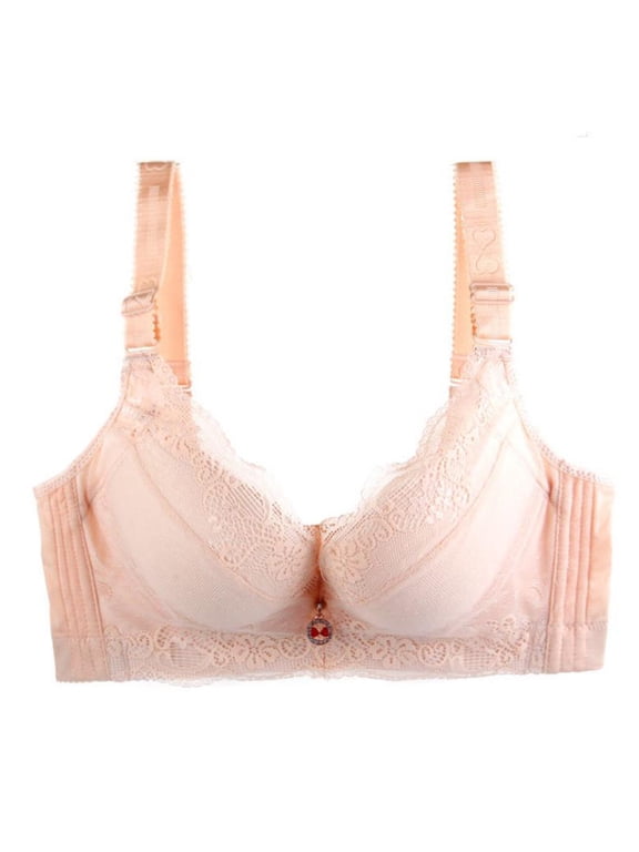 Womens Bras Women's Retro Chic Full Figure Underwire Bra Beige 42A