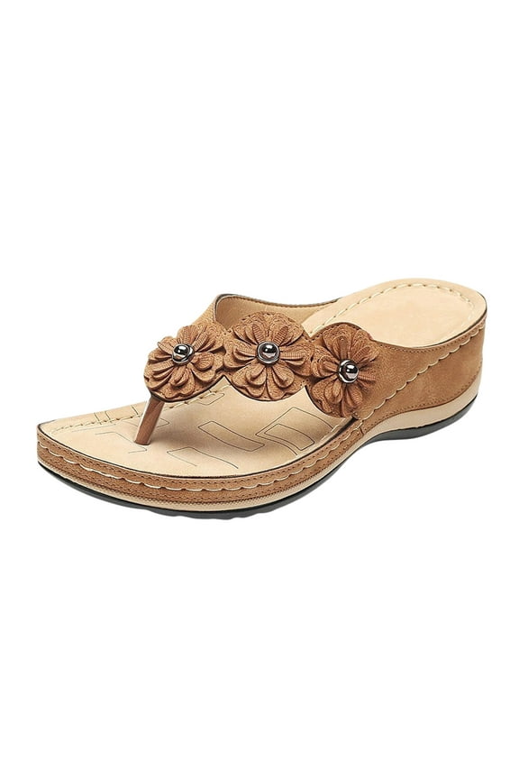 Womens Flat Sandals Orthopedic Bunion Corrector Sandals,Comfy Platform Flat Sole PU Leather Shoes for Women Trendy