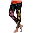 thumbnail image 1 of adviicd Womens Halloween Soft Comfy Leggings Printed Stretchy Leggings Yoga Pants (Grey, XXL), 1 of 7
