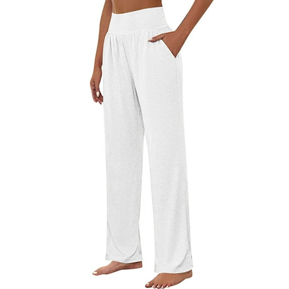 adviicd Womens Pants High Waist Stretch Cargo Pants Women Baggy Relaxed Fit Straight Wide Leg Pants XL,Grey