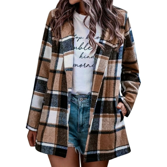 adviicd Womens Stretch Button Down Shirts Women's Flannel Plaid Light Weight Thin Tops Button Down Shirts Raglan Long Sleeve