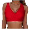 thumbnail image 1 of adviicd Womens Swimsuits Swimsuit Tops for Women - Push Up Swim Top Only Bra Padded Swimsuit Tops 2025 Bathing Suit Tops (,XXL), 1 of 5