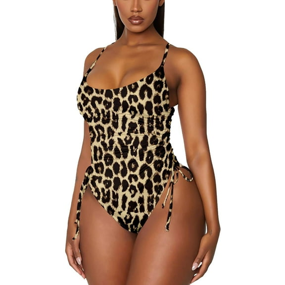 adviicd Womens Swimsuits Women's Ruched High Cut One Piece Swimsuit Tummy Control Bathing Suit Monokini (A,M)