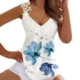 thumbnail image 1 of adviicd Womens Tank Tops Loose Floral Print Blouses Womens Round Neck Casual T Shirts Fit Sleeveless Vest, 1 of 5
