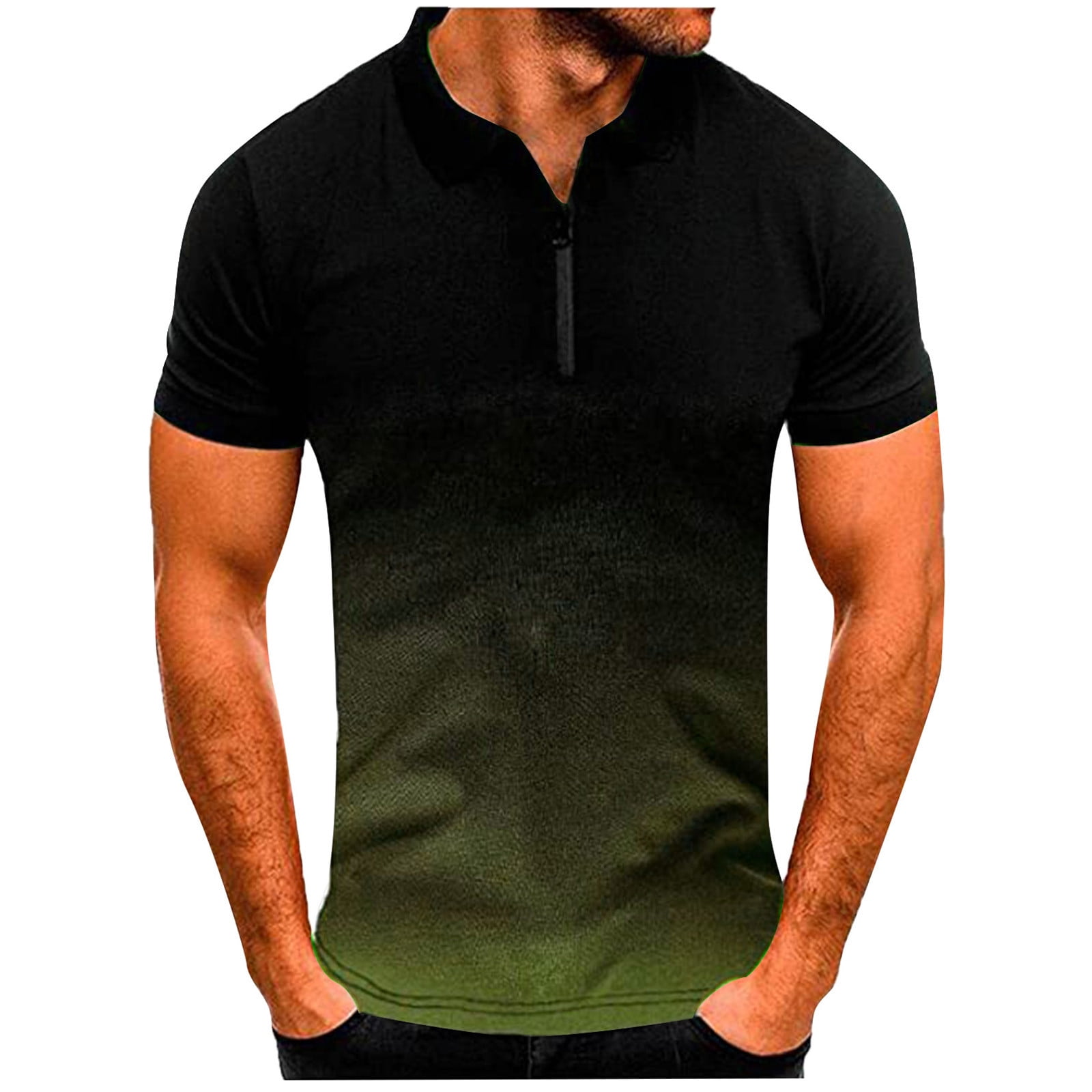 adviicd Work Shirts Men s Classic Fit Short Sleeve Solid Soft Cotton Polo Shirt Walmart
