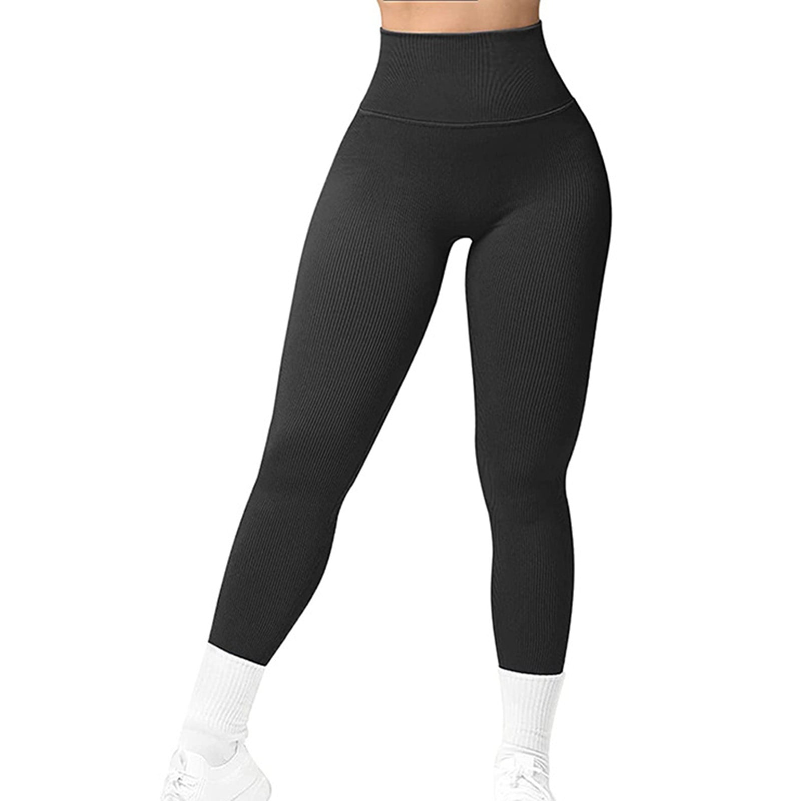 adviicd Yoga Pants For Girls Yoga Clothes High Waist Yoga Pants, Pocket  Yoga Pants Tummy Control Workout Running 4 Way Stretch Yoga Leggings White  XL