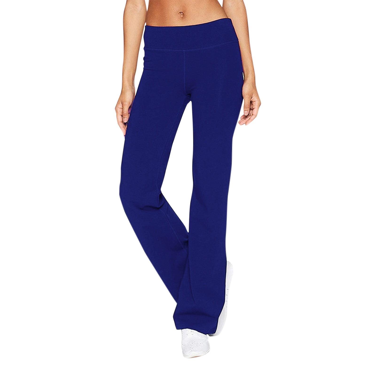 adviicd Yoga Pants For Girls Cotton Yoga Pants For Women Women's Naked  Feeling Workout Leggings High Waist Yoga Tight Pants Blue L 