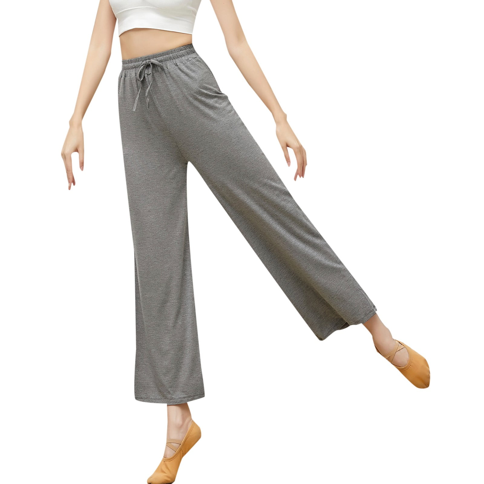 adviicd Yoga Pants For Women Dressy Yoga Pants For Women Women's Yoga pants  Ribbed Seamless Workout High Waist Leggings Hot Pink L