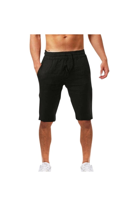 hiking Shorts Mens Slim Fit Shorts 9" Inseam Stretch Chino Short Pants Mens Shorts