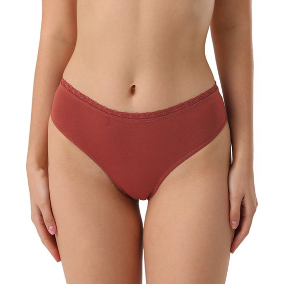 adviicd t Panty for Women Underwear Seamless Cotton Briefs Panties for Womens Red Small