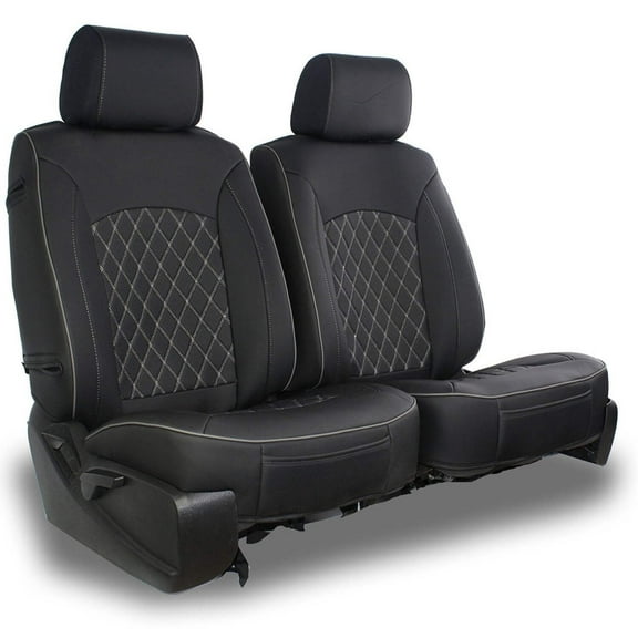 AEGIS COVER SEMI CUSTOM LEATHERETTE SUEDE/DIAMOND SEAT COVER