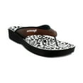 thumbnail image 1 of aerosoft a0846 brown us women 10 brown leopard women sandals - size 10, 1 of 5