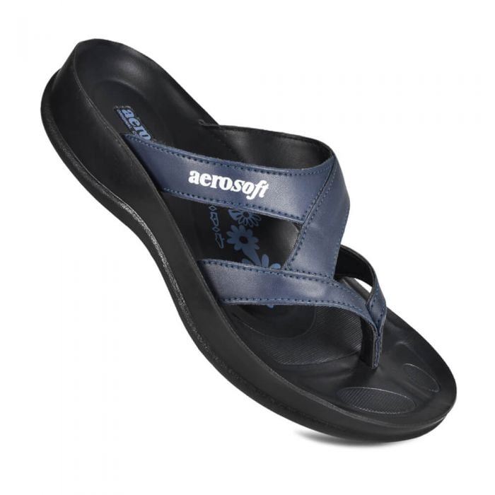 AEROSOFT s5902navyus women 8 kumo women original sandals, navy - size 8