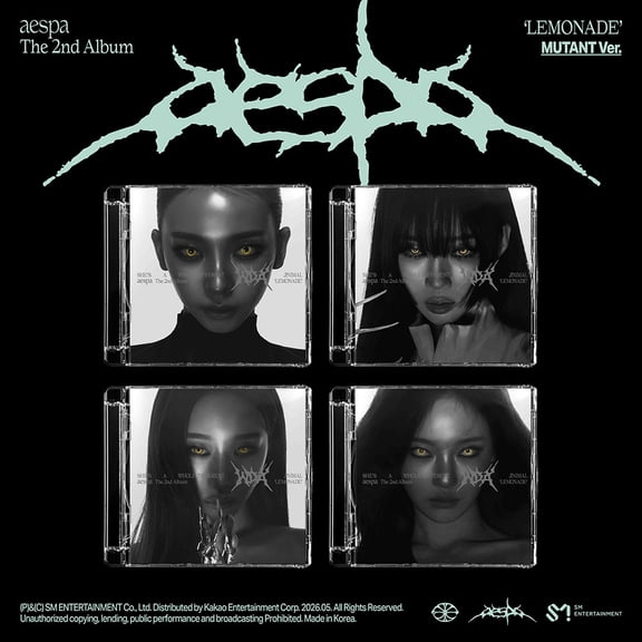 aespa - [LEMONADE] 2nd Album MUTANT 4 Version SET