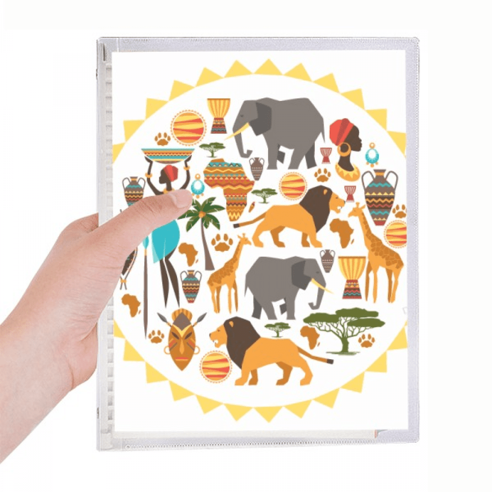 af animals life african notebook loose diary refillable journal statiry