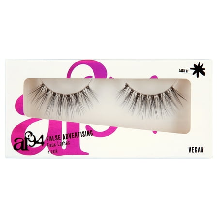 af94 False Advertising Faux Eyelashes, Black