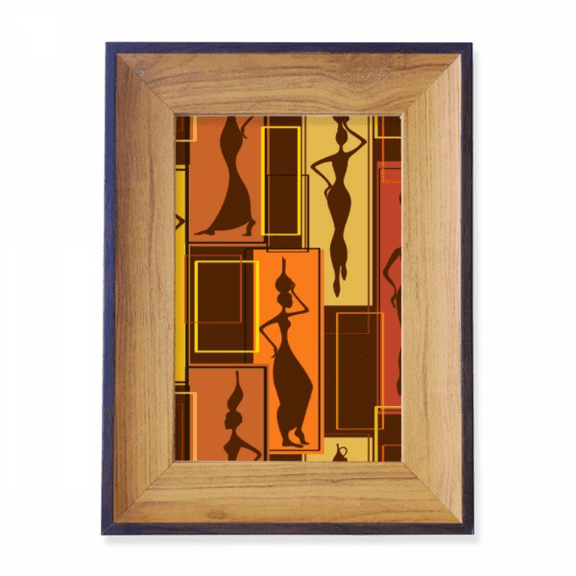 afaboriginal women ladyart photo frame exhibition display art desktop painting