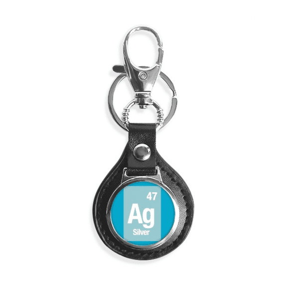 ag silver checal element science key link chain keyholder finder hook metal