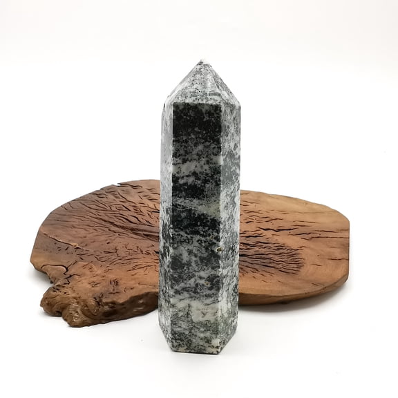 agate Crystal Towers ~ Natural Healing Crystal Point Obelisk for Reiki Healing and Crystal Grid 0.667kg