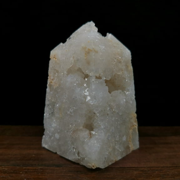 agate geode Crystal Towers ~ Natural Healing Crystal Point Obelisk for Reiki Healing and Crystal Grid 0.204kg