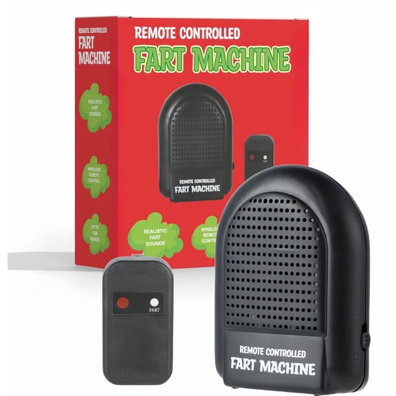 Fart Machine with Remote Control, Multiple Realistic Fart Sounds, Fart Prank Toys, Office Humor, Prank Gifts, Pocket Size April Fool's Gifts, Halloween Prank Toys