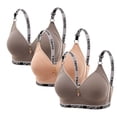thumbnail image 1 of aidice 3pc Bralettes for Women No Underwire Breathable Adjustable Strap Support Comfy Everyday Bras, 1 of 2
