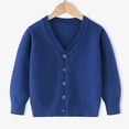 thumbnail image 1 of aidice Baby Boy Girl Clothes Fall V Neck Button up Knit Comfy Jackets Long Sleeve Warm Loungewear Cardigans, 1 of 6