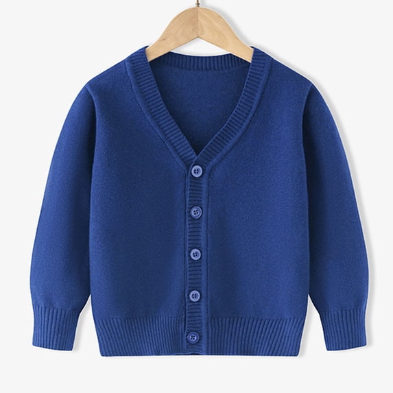 aidice Baby Boy Girl Clothes Fall V Neck Button up Knit Comfy Jackets Long Sleeve Warm Loungewear Cardigans