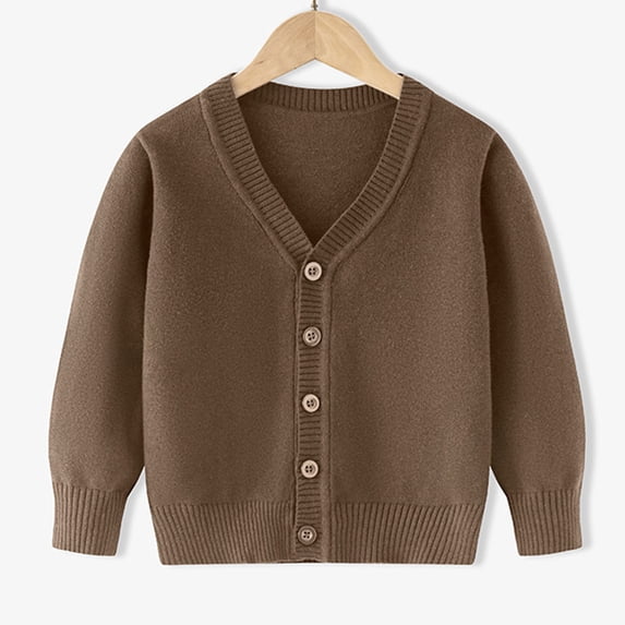 aidice Baby Boy Girl Clothes Fall V Neck Button up Knit Comfy Jackets Long Sleeve Warm Loungewear Cardigans