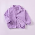 thumbnail image 1 of aidice Baby Boy Girl Clothes Fleece Long Sleeve High Neck Comfy Warm Zipper Hoodless Solid Color Jackets, 1 of 9