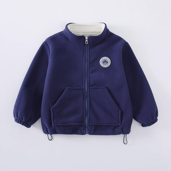 aidice Baby Clothes Unisex Zipper Long Sleeve Boy Girl Fleece Warm Fall Winter Jackets with Pockets