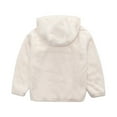 thumbnail image 1 of aidice Baby Jacket Fleece Hooded Winter Zip up Soft Infant Coat Casual Fuzzy Warm Unisex Outerwear, 1 of 7