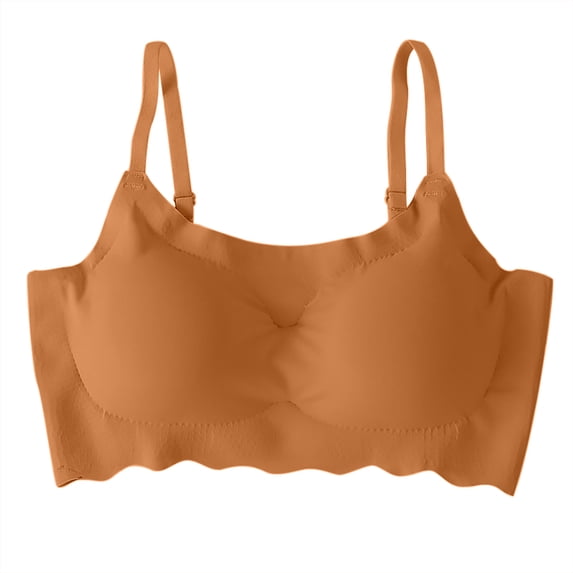 aidice Bralettes for Women No Underwire Spaghetti Strap Support Comfy Breathable Daily Padded Bras