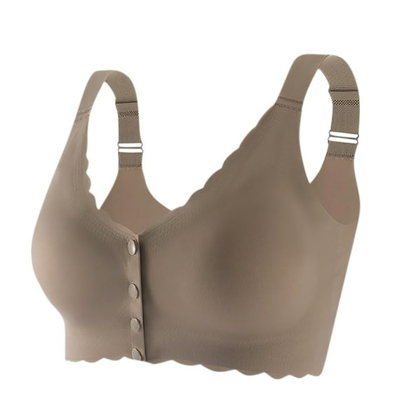 aidice Bralettes for Women Wireless Front Closure Adjustable Strap Breathable Comfy Support Everyday Bras