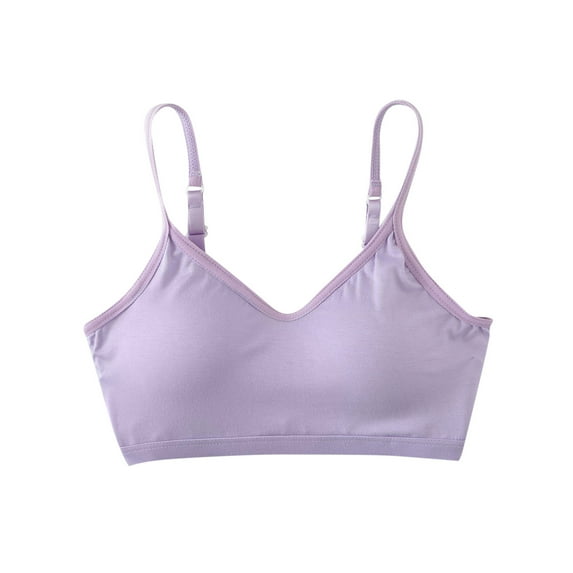 aidice Bralettes for Women Wireless Round Neck Comfy Support Breathable Spaghetti Strap Everyday Bras