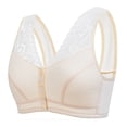 thumbnail image 1 of aidice Bras for Women No Underwire Front Closure Lace Wide Strap Tank Breathable Support Daily Bras, 1 of 2