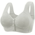 thumbnail image 1 of aidice Bras for Women No Underwire Front Closure Wide Strap Breathable Support Comfy Everyday Bralettes, 1 of 2