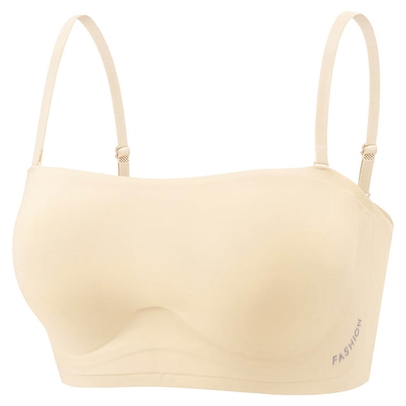 aidice Bras for Women No Underwire Removable Strap Tube Support Comfy Breathable Everyday Bralettes