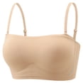 thumbnail image 1 of aidice Bras for Women No Underwire Removable Strap Tube Support Comfy Breathable Everyday Bralettes, 1 of 8