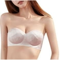 thumbnail image 1 of aidice Bras for Women No Underwire Support Comfy Detachable Strap Breathable Solid Color Push up Bras, 1 of 4