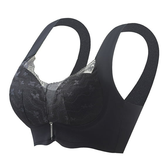 aidice Bras for Women No Underwire Support Seamless Smoothing Comfy Wide Strap Lace Everyday Bralettes