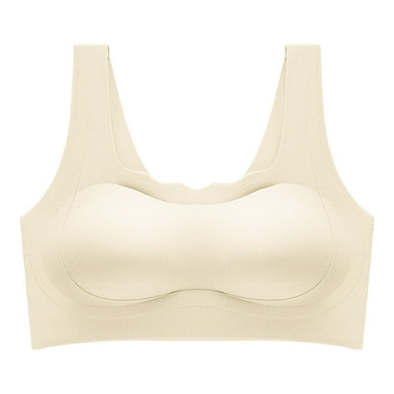aidice Bras for Women No Underwire Wide Strap Support Seamless Comfy Breathable Everyday Bralettes