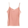 thumbnail image 1 of aidice Camisole for Women Sleeveless Crew Neck Pajama Strap Tanks Undershirts Summer Homewear Comfy Sleep Tops, 1 of 6
